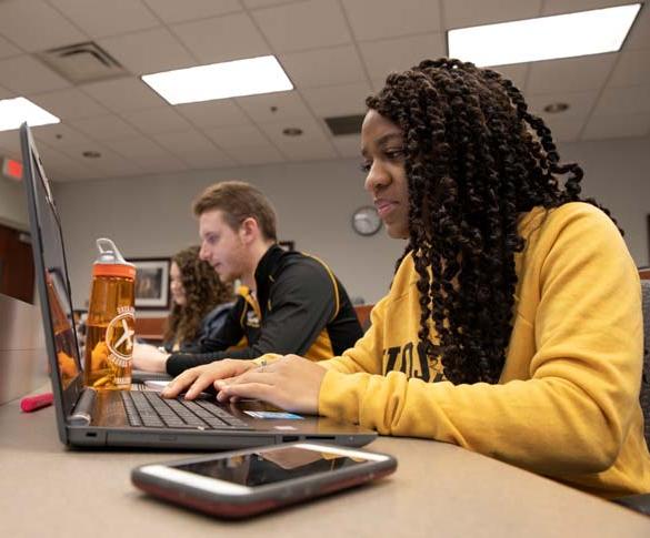 Students Working at their computers